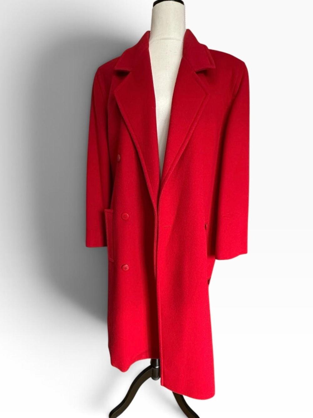 Vintage Jaeger Coat women’s size 8 Red